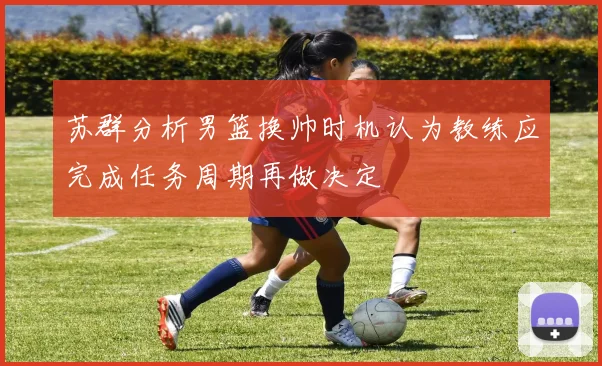 苏群分析男篮换帅时机认为教练应完成任务周期再做决定